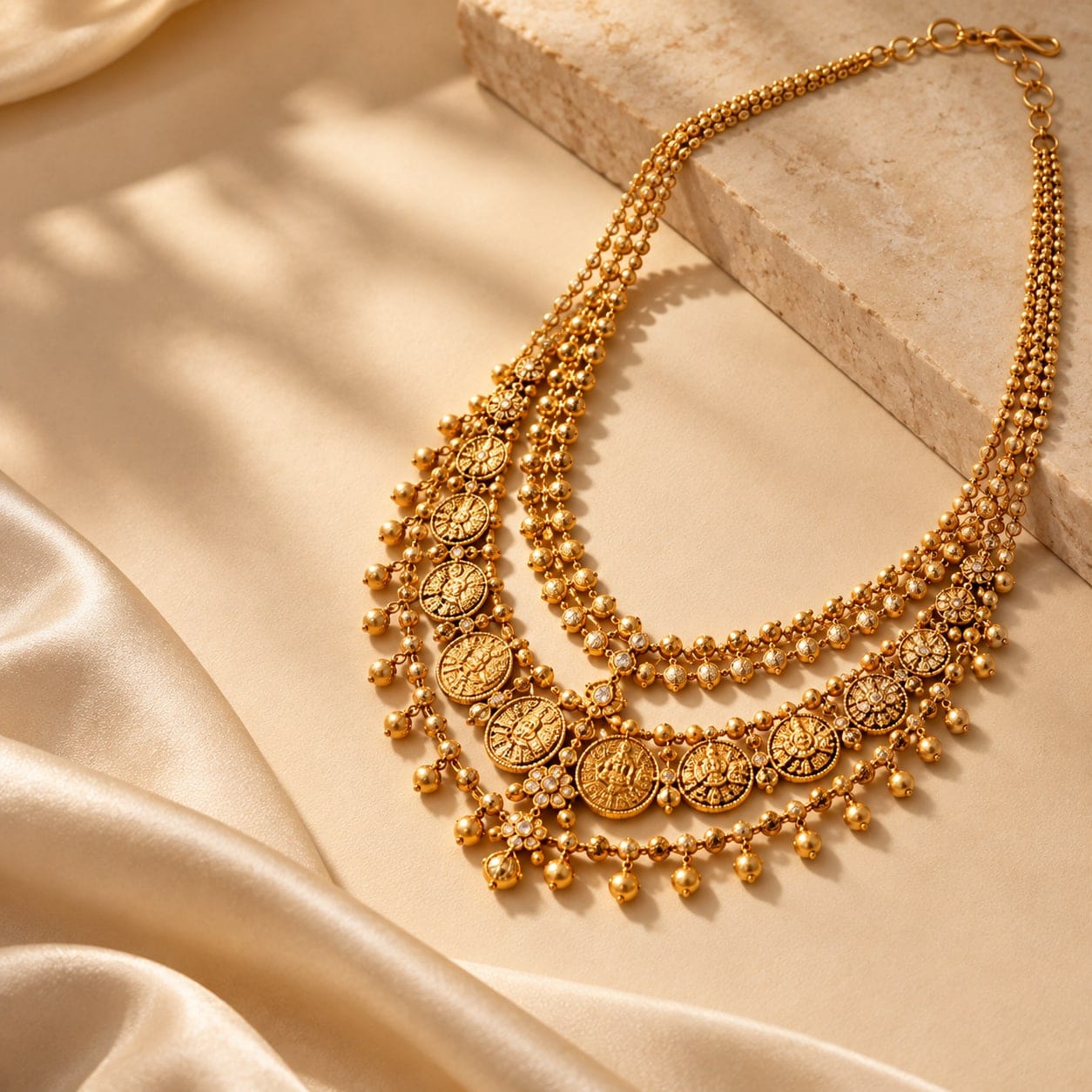 भवरिलाल जुगराज फुलफगर सराफ & ज्वेलर्स signature gold necklace